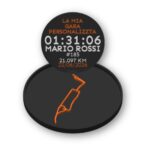 Map Desk Display - Mappa 3D Running Personalizzata Circolare