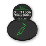 Map Desk Display - Mappa 3D Running Personalizzata Circolare - immagine 3