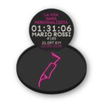 Map Desk Display - Mappa 3D Running Personalizzata Circolare - immagine 4