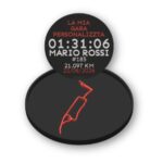 Map Desk Display - Mappa 3D Running Personalizzata Circolare - immagine 6