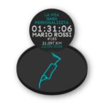 Map Desk Display - Mappa 3D Running Personalizzata Circolare - immagine 7