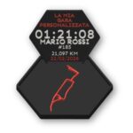 Map Desk Display - Mappa 3D Running Personalizzata Esagonale - immagine 6