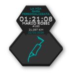 Map Desk Display - Mappa 3D Running Personalizzata Esagonale - immagine 7