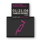 Map Desk Display - Mappa 3D Running Personalizzata Quadrata - immagine 4