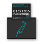 Map Desk Display - Mappa 3D Running Personalizzata Quadrata - immagine 7